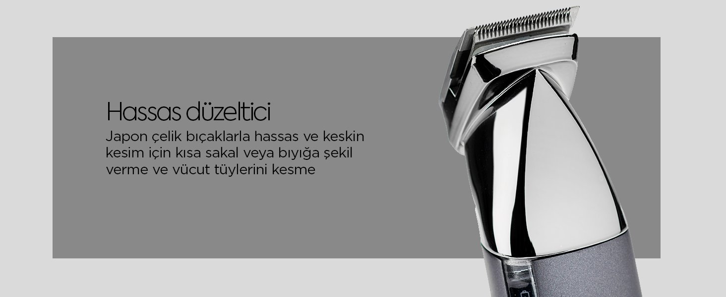 BaByliss MT996E Super X Metal 14 Başlıklı Lityum Yüz & Vücut Bakım Kiti