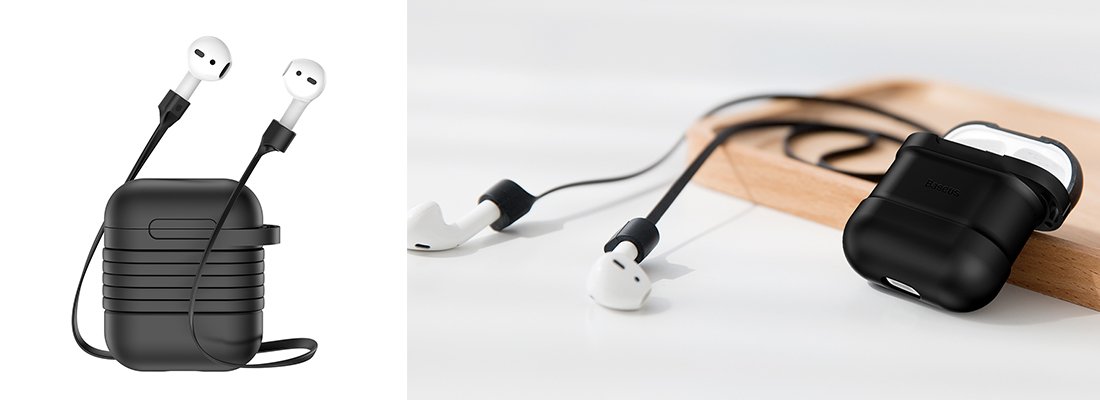 Baseus Airpods Askılı Silikon Kılıf