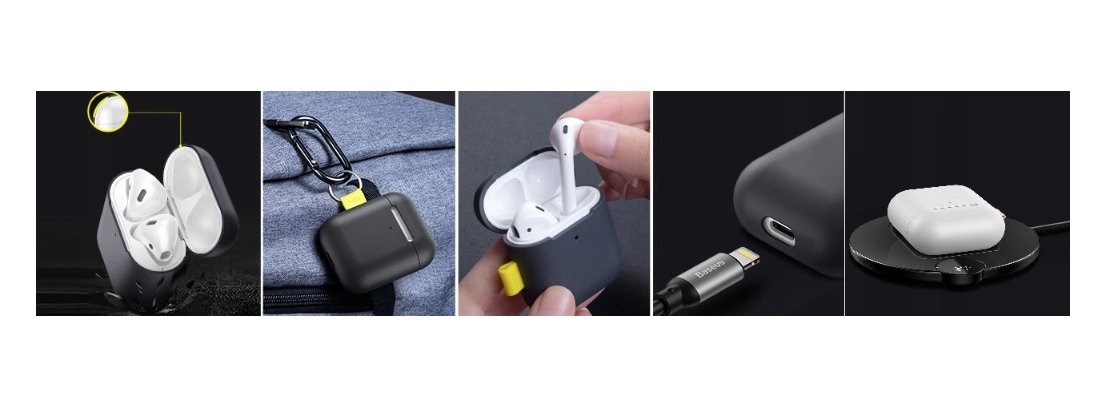 Baseus Let's Go Wovwen Kancalı Airpods 1 / 2 Kılıf