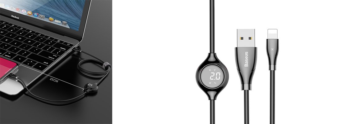 Baseus Big Eye 2A Lightning 1.2 Metre Şarj Kablosu