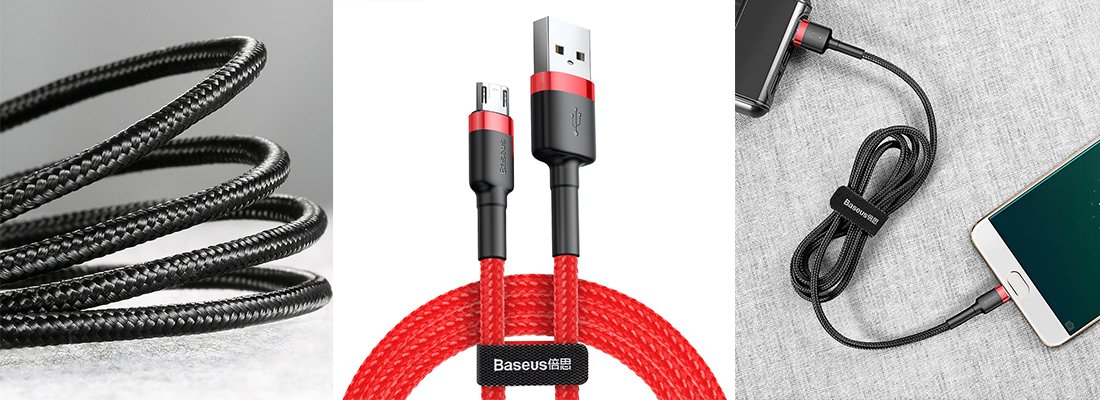 Baseus Cafule 2.4A Micro USB 1 Metre Şarj Kablosu