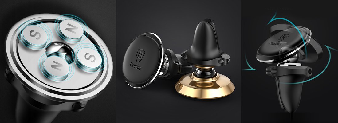 Baseus Air Vent Araç İçi Manyetik Telefon Tutucu