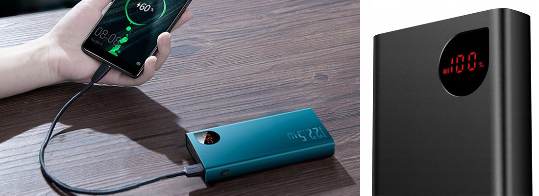 Baseus Adaman 22.5W 20.000 mAh Dijital Ekranlı Powerbank
