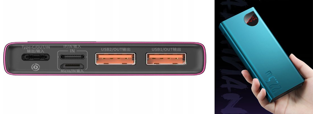 Baseus Adaman 22.5W 10.000 mAh Dijital Ekranlı Powerbank 