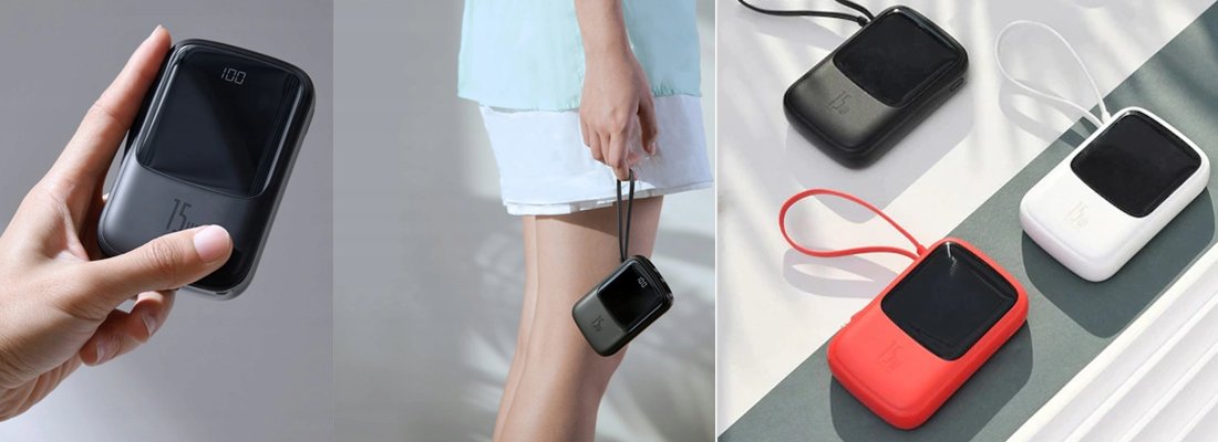 Baseus Q Pow 10.000 mAh Type-C Kablolu Powerbank