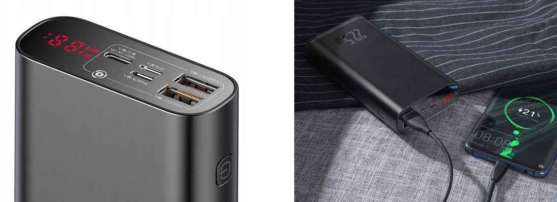 Baseus Starlight 22.5W 20.000 mAh Dijital Ekranlı Powerbank