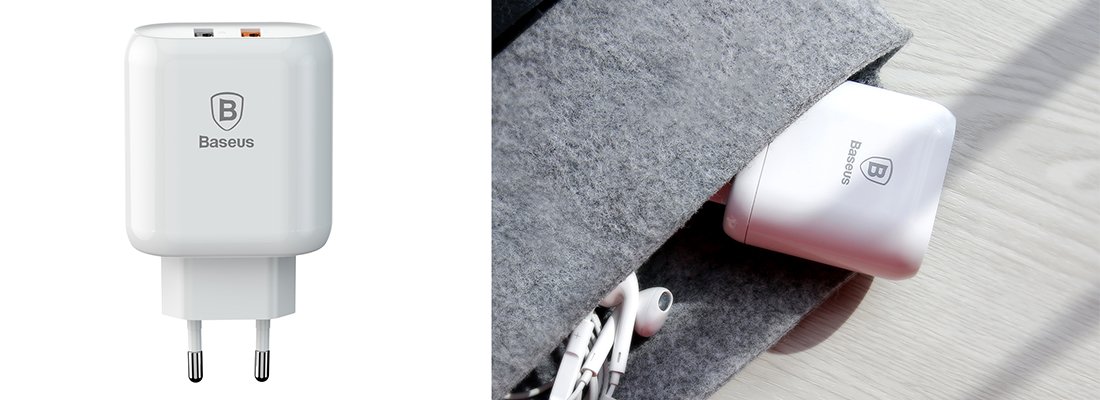 Baseus Bojure Dual 23W Hızlı Seyahat Şarjı 