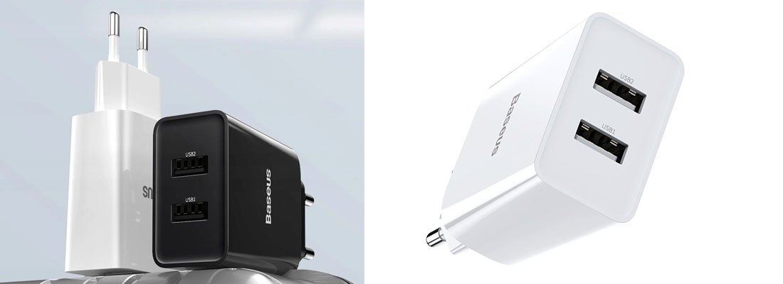 Baseus Speed Mini Dual 10.5W Sarj Cihazı