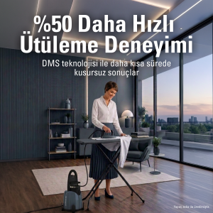 Laurastar Lift Xtra Buhar Kazanlı Ütü - Gece Mavisi (%100 Kuru Buhar Teknolojisi, %50 Zaman Tasarrufu)