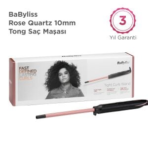 BaByliss C449E Rose Quartz 10mm Tong Saç Maşası