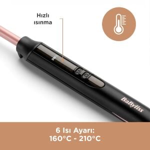 BaByliss C449E Rose Quartz 10mm Tong Saç Maşası