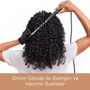 BaByliss C449E Rose Quartz 10mm Tong Saç Maşası