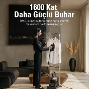 Laurastar Lift Plus Buhar Kazanlı Ütü - Siyah