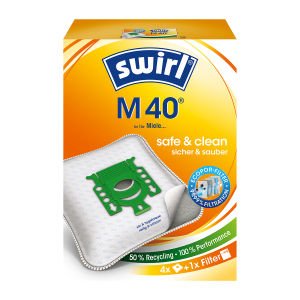 Swirl M 40/10 EcoPor Siemens ve Bosch Elektrikli Süpürgeler için Toz Torbası | EcoPor-Filter