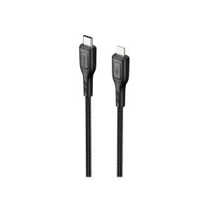 hkm tech KNIT 30W Hızlı Şarj Destekli, Type-C to Lightning Şarj ve Data Aktarım Kablosu