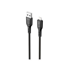hkm tech KNIT 2A Çıkışlı, USB-A to Lightning Şarj ve Data Aktarım Kablosu
