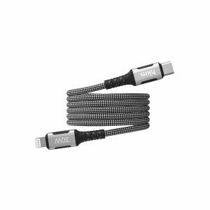 hkm tech DYNAMIC 30W Hızlı Şarj Destekli, Mıknatıslı, Type-C to Lightning Şarj ve Data Aktarım Kablosu