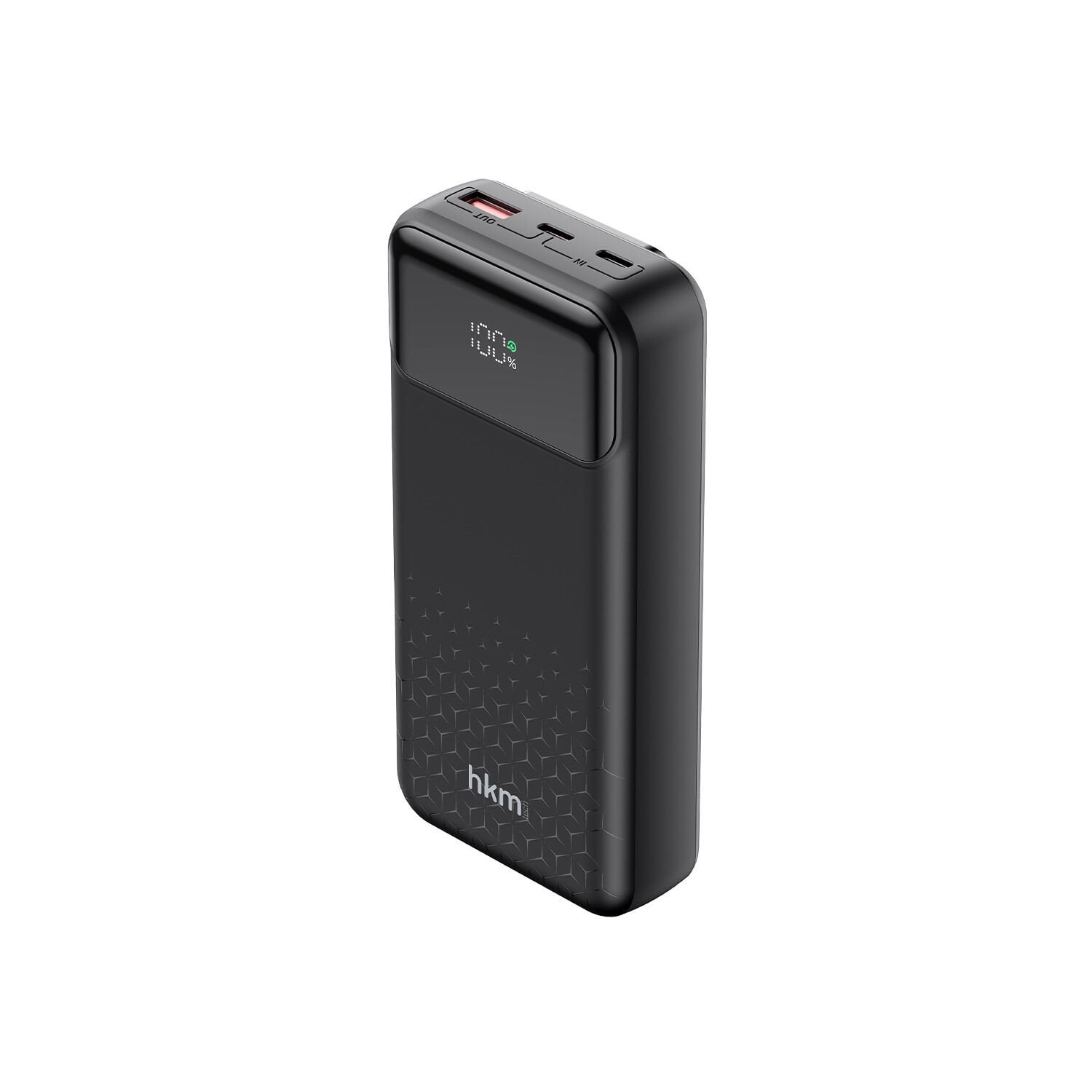 hkm tech POWER NANO 20.000 mAh 20W Hızlı Şarj Destekli, Type-C ve Lightning Kablolu Powerbank