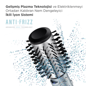 BaByliss AS773E Hydro-Fusion Döner Başlıklı Saç Şekillendirici Fırça