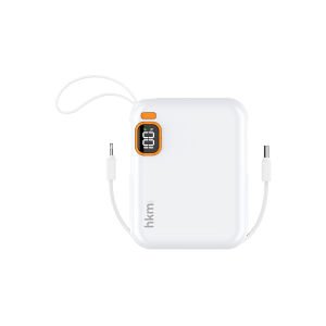 hkm tech POWER DUO 10.000 mAh 20W Hızlı Şarj Destekli, Type-C ve Lightning Kablolu Powerbank