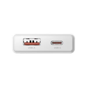 hkm tech EXTRA SLIM GaN 20W USB-A ve Type-C Çift Portlu Ultra İnce ve Hızlı Şarj Aleti