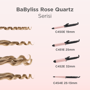 BaByliss C450E Rose Quartz Saç Maşası