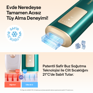 Ulike Air 2 Travel ED IPL Lazer Epilasyon Aleti Safir Buz Soğutma Teknolojisi