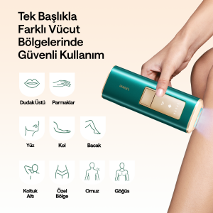 Ulike Air 2 Travel ED IPL Lazer Epilasyon Aleti Safir Buz Soğutma Teknolojisi