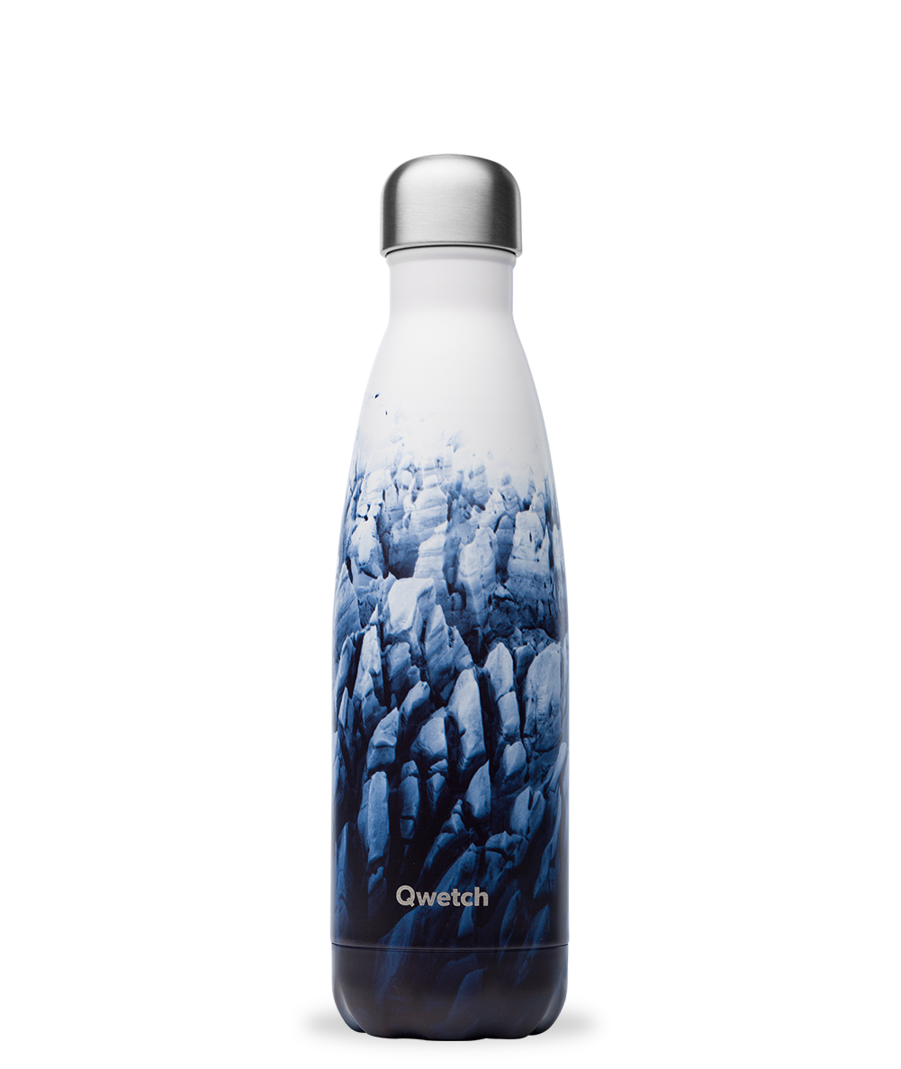 Qwetch QD3363 Isı Yalıtımlı 500ml Termos - Buz Desenli