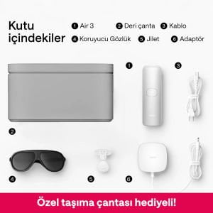 Ulike Air 3 IPL Lazer Epilasyon Aleti Safir Buz Soğutma Teknolojisi Beyaz